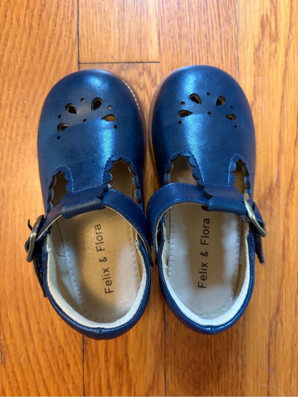 Navy Blue Girls' Dress Mary Jane Shoes